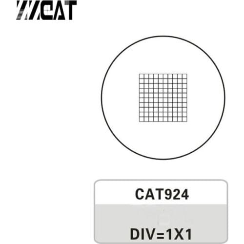 924 1MM DIV Grid Partition Board Glass Stage Eyepiece Objectie Lens Slide Microscope Eyepiece Scale Micrometer