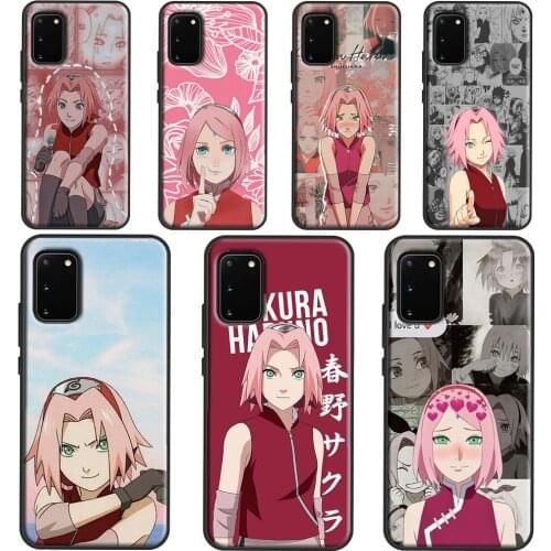 Haruno Sakura Shippuden Anime Cover For Samsung Galaxy S20 FE S21 Plus Note 20 Ultra S8 S9 S10 Note 10 Plus Phone Case