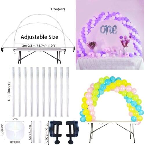 Birthday Party Decoration Arch Kit Table Arch Balloon Stand Column Baby Shower Garden Balloon Arch Globos Wedding Decoration