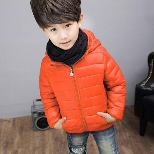 2019 New thick childrens cotton down jacket for winter boys and girls wear short warm baby winter childrens jacket