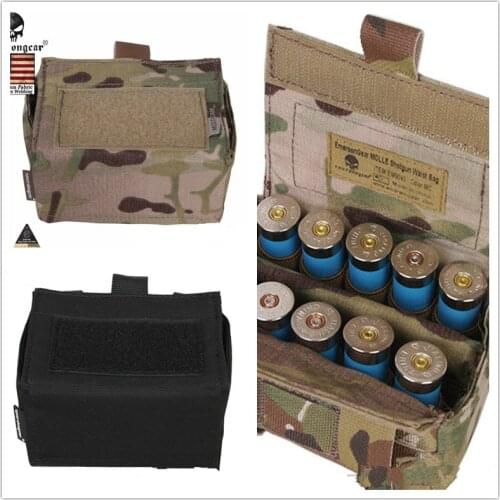 Emerson Airsoft Paintball Shotgun Bullet Pouch Tactical Military Portable Shell Storage Magazine Bag Hunting Ammo Carrier