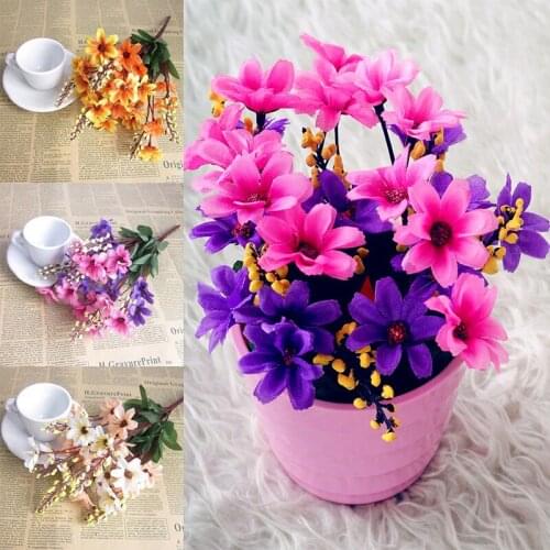 Artificial Flower Simulation Pteris Daisy Home Craft Artificial Flowers Wedding Home Decoration Simulation Flowers Dropship