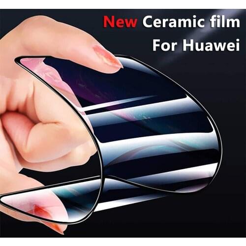 Ceramic protective film for Huawei Y9S Y8S Y7A Y5 2018 Y9 lite 2019 Mate 10 20 full cover screen protector Toughness Anti-broken