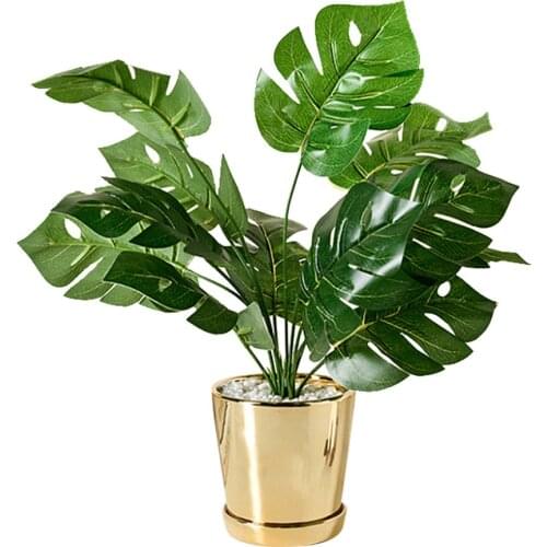 Simulation Green Plants Artificial Flower 1pcs Bonsai Decoration Nordic Style Potted