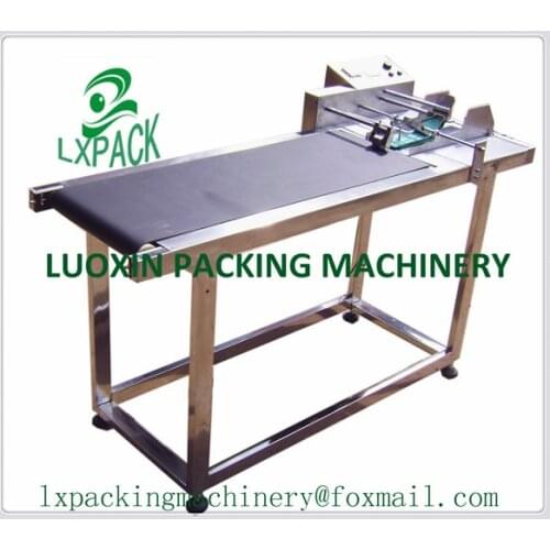 LX-PACK Lowest Factory Price Inkjet Printer Conveyer Conveying Belt Table Band Carrier For Bottles Box Bag Sticker Shelf Stand