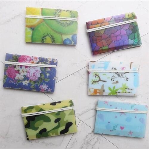 New 400pcs/lot Cute Portable PVC Mask Clips Disposable Face Mask Storage Case Container Foldable Recycling Mask Holder