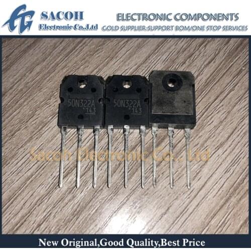 Free Shipping 10Pcs GT50N322 50N322 GT50N322A 50N322A TO-3P 50A 600V Power IGBT