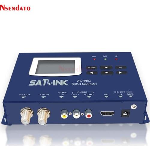 Original Satlink 6990 WS-6990 Terrestrial Finder 1 Route 1080p DVB-T DVBT RF Modulator/ AV/ HD WS6990 Digital Meter finder