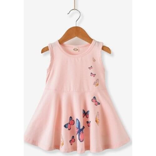 Baby Girls Dress Girls Summer Dress Cartoon Dress Princess Dress 2-7 years1