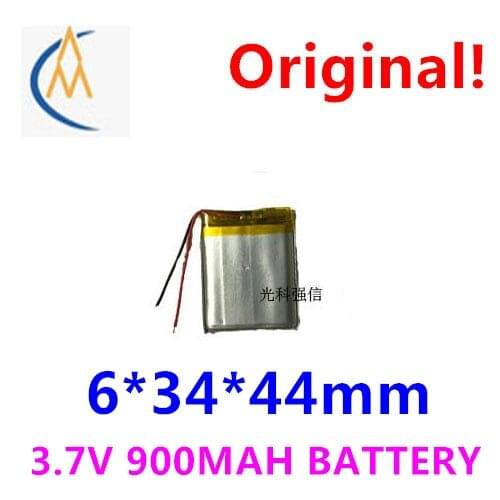 Full capacity 3.7V polymer lithium battery 603444 900mAh GPS device tablet new cell Toy car luminous parts circuit