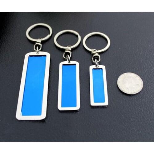 100pcs/lot Stainless Steel Rectangle Dog Tags Suitable for Laser Engraving Wholesale