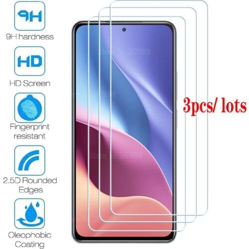 3Pcs glass for xiaomi redmi k40 pro plus screen protector tempered glass for xiaomi poco f3 pofo f 3 glass redmik40 phone films