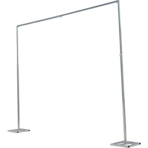 Wedding Banquet Decoration 2M High 2M Wide Aluminum Pipe&Base Wedding Backdrop Stand Sturdy And Durable Free Shipping