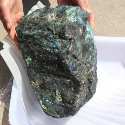 14.5kg Top blue gold natural labradorite moonlight ishihara glass stone creamery to moonlight ishihara ore rock free shipping