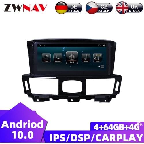 10.25 Inch Android 10 4+64G ISP Screen With Carplay DSP For Infiniti Q70L Car Multimedia Player GPS Navigation DVD Video