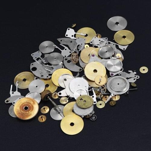 10g/bag Steampunk Parts DIY Bracelet Earrings Handmade Alloy Wrist Watch Old Parts Gears Wheels Steam Punk Lots