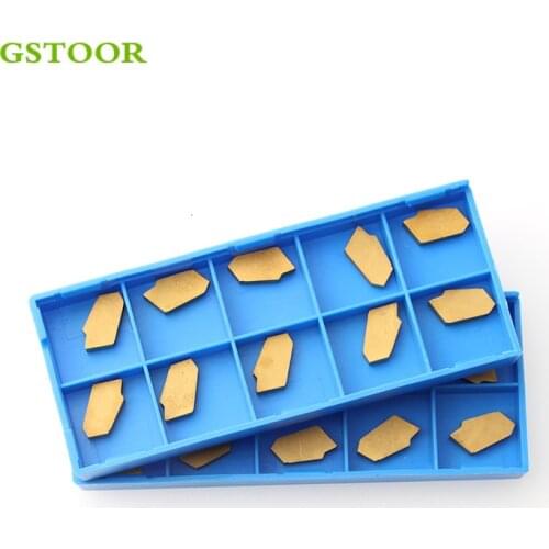10PCS SP200 SP300 SP400 GC3020 Slotting Turning Tools Lathe Cutter Cutting Carbide inserts Grooving Blades For Steel Parts