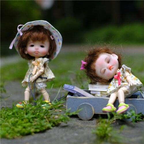 2Pcs/Set Ob11 [Floral Skirt+Pumpkin Pants]1/12 Doll Clothes (Fit Obitsu11,BJD12,Cu-Poche,P9, Molly)