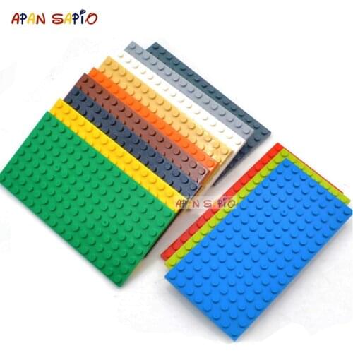 20pcs DIY Building Blocks Thin Figures Bricks 8x16 Dots 12Color Educational Creative Compatible With 92438 Toys for Children