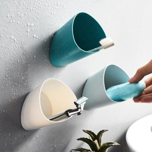 2021 Nordic Entrance Porch Entrance Wall Without Perforation Ins Wind Storage Bucket Toilet Wall-mounted Creative Rack