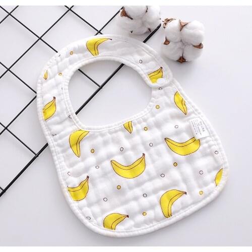 2021 Baby bibs stuff U-shaped Bandana Feeding burp cloth Saliva Towel Newborn Baby Girl Boy Cotton Bibs Kids Brup cloth Muslin