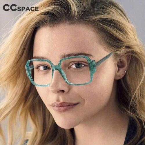 49262 Plastic Titanium Glasses Frames Square Anti Blue Light Ultralight Men Women Optical Fashion Computer Glasses