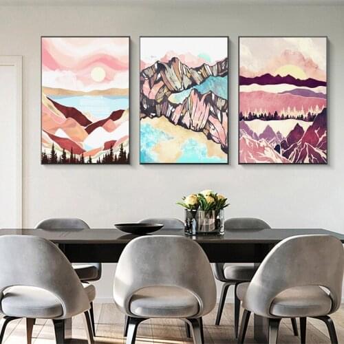 New Style Full Square / Round Drill 5D Diamond Painting Cross Stitch Abstract Art Landscape Painting Diamond Mosaic Home Decor