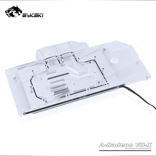 Bykski Gpu Water Cooling Block Use ForAMD Radeon VII/Sapphire RADEON 7/Reference Edition/Full Cover Copper Radiator/RGB Light