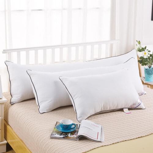 Large Double Long Pillow Core Home Bedding Sleep Hugging Body Pillow White Anime Body Filling Pillow Big Back Cushion Core