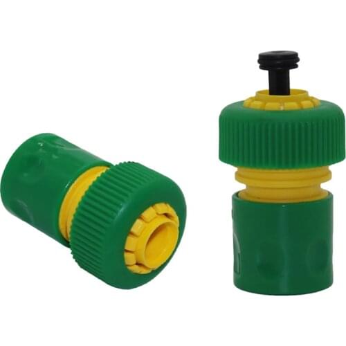 60 pcs Waterstop Quick Connectors Water Hose Quick Connectors connect 3/4" hose Gardening watering Irrigation System Fittings