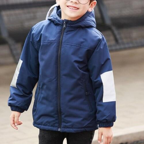 Children Jacket for Boys 2019 New Hooded Winter Boys Parkas Thick Warm Teenagers Boys Coat BC844