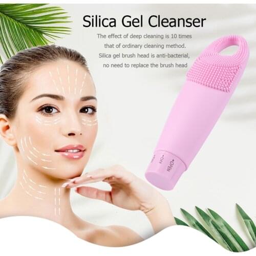 Blackhead Deep Cleaning Face Brushes Silicone Face Cleansing Brush Blackhead Acne Removal Rechargeable Instrument