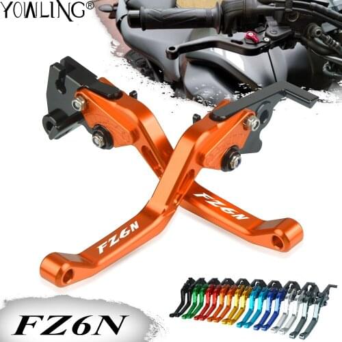 For Yamaha FAZER600 FZ6S FZ6N FZ 6S/N 1998 1999 2000 2001 2002 2003 Motorcycle Adjustable Foldable Extendable Brake Clutch Lever
