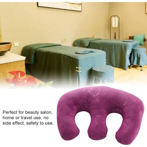 Cotton Detachable Chest Pillow Chest Pad Breast Pillow Massage Cushion Feminine Bolster for SPA Beauty Salon Body Relaxing