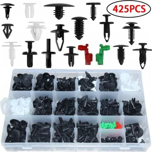 JEAZEA 425pcs Tailgate Handle Lock Rod Retainer Door Clips Rear Tail Handle Buckle Fasteners Fit For Ford Car Accessories