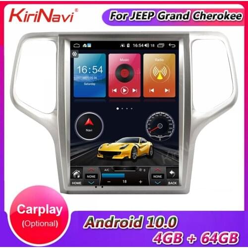 KiriNavi 12.1'' Telsa Style Vertical Screen Android 9.0 Car Radio GPS Navigation For JEEP Grand Cherokee Car Radio Multimedia