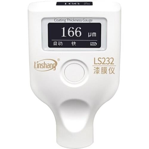 Linshang LS232 Dual OLED Auto Car Paint Thickness Meter Enduring -40℃ Low Temperature for Automotive Paint Film