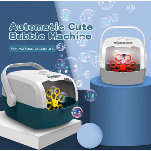Bubble Machine Rice Cooker Shape Automatic Bubble Blower Maker for Kids Children Toddlers Outdoor Indoor Party Games Toy