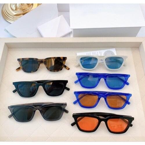 2021 New Korea Fashion Cat Eye Women Men Sunglasses Gentle AGAIL Brand Design Box CASE Retro Acetate Eyewear Lentes Oculos Gafas