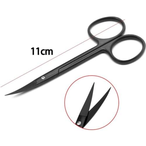 ScissorsStainless steel express porcelain black handle ophthalmic stitch removal scissors cosmetic plastic surgery tools