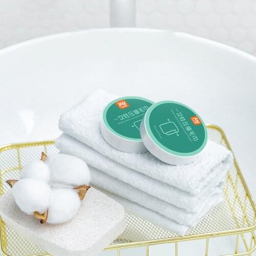 Travel Essential Disposable Compressed facial Towel Portable Facial Towel Bath Practical For Home Hotel Camping Bathroom