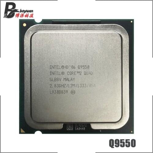 Intel Core 2 Quad Q9550 2.8 GHz Quad-Core CPU Processor 12M 95W 1333 LGA 775