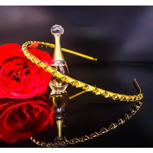 Simple Design Twist Chain Face Wash Headband Of Fashion Personality Pressure Hair Metal Headband Female Hair Accessories Jewelry