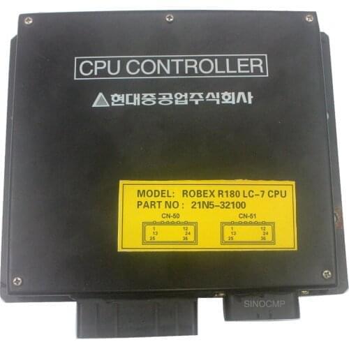 R170W-7 ECU Controller 21N5-33100, Control Unit for Hyundai Excavator CPU Box, 1 year warranty