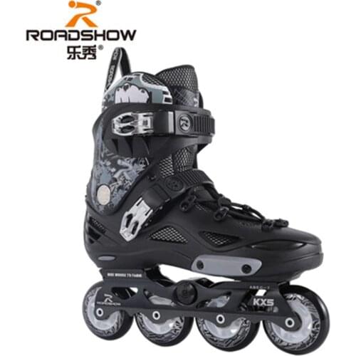 Rollershow Roller Skates Men Women Inline Skating Shoes High Quality Sliding Freestyle Skating Patins 4 Wheels Professional