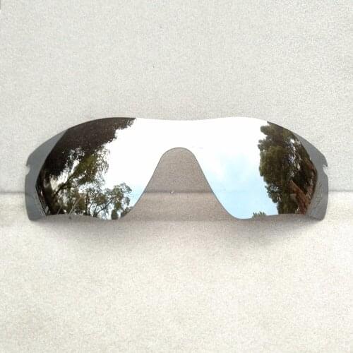 Silver Mirrored Replacement Lenses for Radar Path Sunglasses Frame 100% UVA & UVB Anti-Reflective