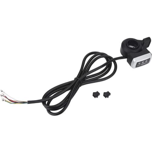 36V Speed Control 6 Wires Thumb Throttle on Left/Right Handle for E-Bike Electric Bicycle Thumb Throttle Speed Control Throttles