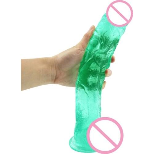 YUELV 31*5.5CM Long Huge Realistic Dildo With Suction Cup For Women Big Gaint Artificial Penis Cock Adult Sex Toys Products
