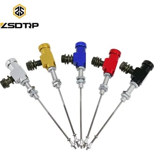 ZSDTRP 1Pc CNC Aluminum Motorcycle Hydraulic Clutch Master Cylinder Rod Brake Pump M10x1.25mm