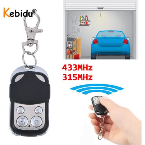 1pc 433mhz Remote Control Key Garage Door Copy Controller Electric Universal Gate Garage Door Remote Controller